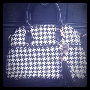 Mini Purse Houndstooth patent leather.